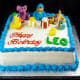 Cake with lots of animals.