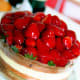 Another beautiful strawberry-topped cake.