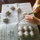 Cut out each individual shell.