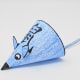 For this rat, a half-circle is fashioned into a cone. Add ears and tail, and he's complete.