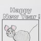 A child has drawn a picture of a rat on this sheet, which is the first printable page in the document you can print using the orange link earlier in this article.