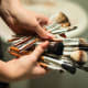 There are two main types of face-painting brushes that every beginner needs.