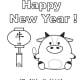 Year of the Ox—Portrait Sheet 1—Round Ox