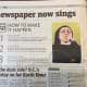 A photo of Sister Cristina Scuccia on a Metro demonstration page of newspaper AR