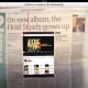 This edition of the Metro newspaper allowed someone to read an article about the Hold Steady and then listen to a sample of their latest music.