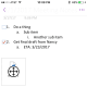 Tap the audio file icon, and then hold your finder against the symbol featuring four arrows.