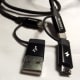 Connectors and adapters used with Lecone 4-in-1 Multi USB Charging Cable