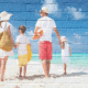 Family photo at the beach turned into a spray painting.