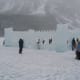 The Ice Castle at the International Ice Sculpture Competition and Exhibition, Lake Louise, Alberta, 2005.