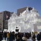 Snow sculpture in Sapporo Snow Festival.