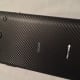 Textured matte backcover with 'carbon fiber' look feels great