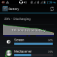 Battery usage during video playback test