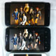 5.0" MVA, Titan (top), 5.2" TN, Cruize (middle), 4.0" IPS, iPhone 5 (bottom)