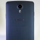 The fine cross-hatching on the back of the phone.