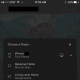 After tapping the "Fling" icon in the upper right corner, you'll see the Choose a Player window. Choose the player you want to fling content to.