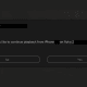 A message appears asking if you want to continue playback from your current device on the new device.