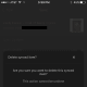 Another option is to delete individual synced content.