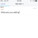 Enter a title associated with what you're selling on the screen that asks what you're selling.