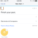 Tap "Post" after entering all of your information.