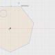 Place the circle inside the heptagon