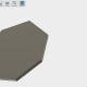 After you apply the extrusion, rotate the part a bit to have a look at it.