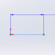Clicking on the line with the Smart Dimension tool