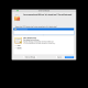 We are now prompted with a warning about the destination server's certificate