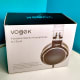 Vogek Over-Ear DJ Headphones. The package contains headphones and a quarter-inch adapter