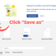 Click "Save as"