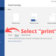 Select "Print"