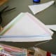 Trace on stiff piece of junk mail for template. Set aside.