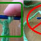 When you yarn over, remember to bring the yarn from behind the hook.