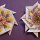 The stars are turned over and you see the back side. The back is as artful as the front.