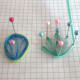 Adjust number and distance of pins to make a different variation of husking.