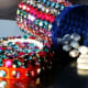 Look for self-adhesive pearls and rhinestones to avoid glue work.
