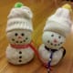 Our finished sock snowman!