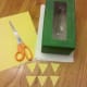 Cut 6 small triangles to attach to the front of the box for the toes.
