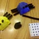 Bend black pipe cleaner into circle for face and glue wiggly eyes.