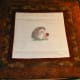 One of my quilted cross stitch pillows - given as a gift to a hedgehog fan!