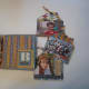 Finished Paper Bag Scrapbook with tags and photos
