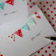 You can simply sew the bunting on without using any adhesive.