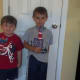 My boys proudly displaying their firecrackers.