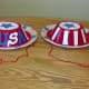 Our finished patriotic hat craft.