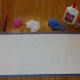 Supplies to make a USA collage.