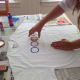 Position red ring 1/2 inch to the right of the black ring.