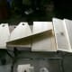 The pieces are all cut, drilled and sanded, ready for assembly.
