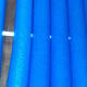 Cut out holes and push pipes through each noodle.