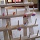I use a thread spool rack for my craft fair ring display.