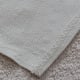 Overlock or zig-zag sew the raw edges of cross stitch fabric to prevent fraying.