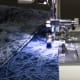 Overlock raw edges to prevent fraying.